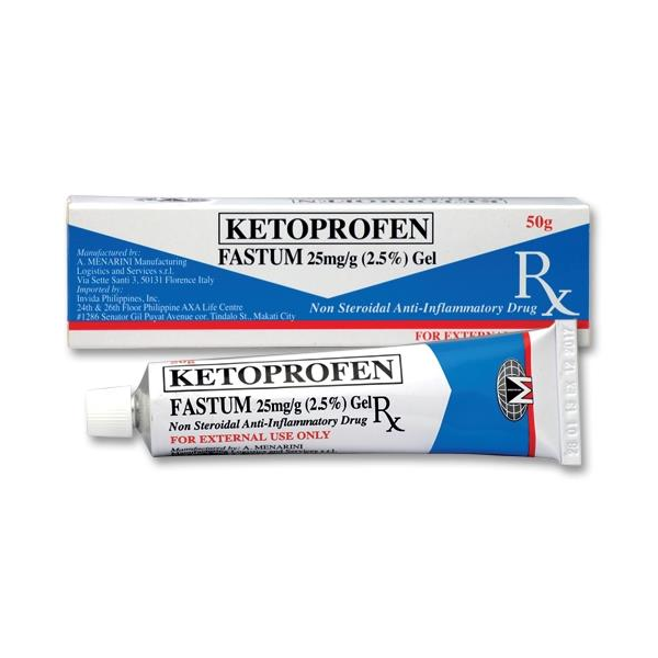 FASTUM Ketoprofen 2.5 Gel 50g price in the Philippines MedsGo Pharmacy